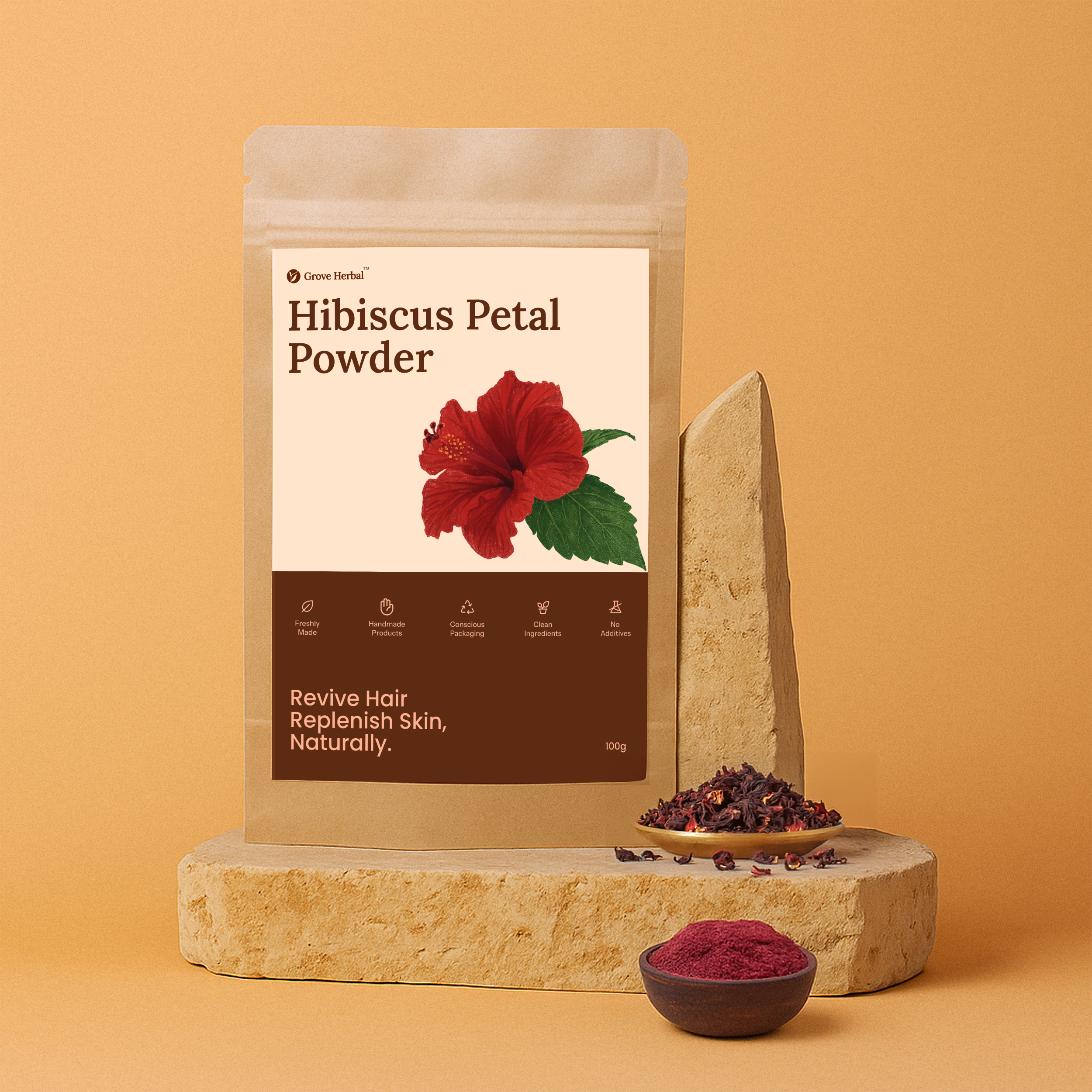 HIBISCUS PETTALS POWDER